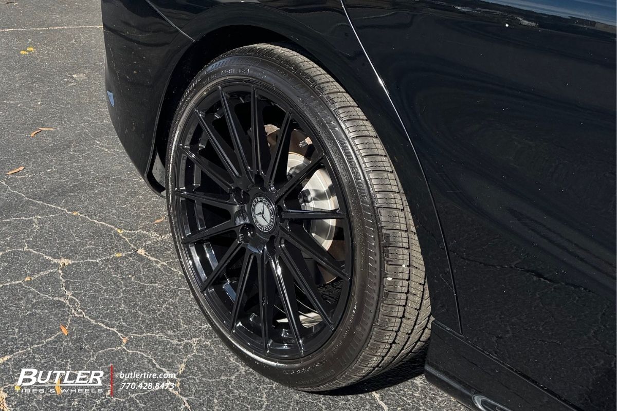 Mercedes CLA 250 with 18in Morus Kraft Wheels