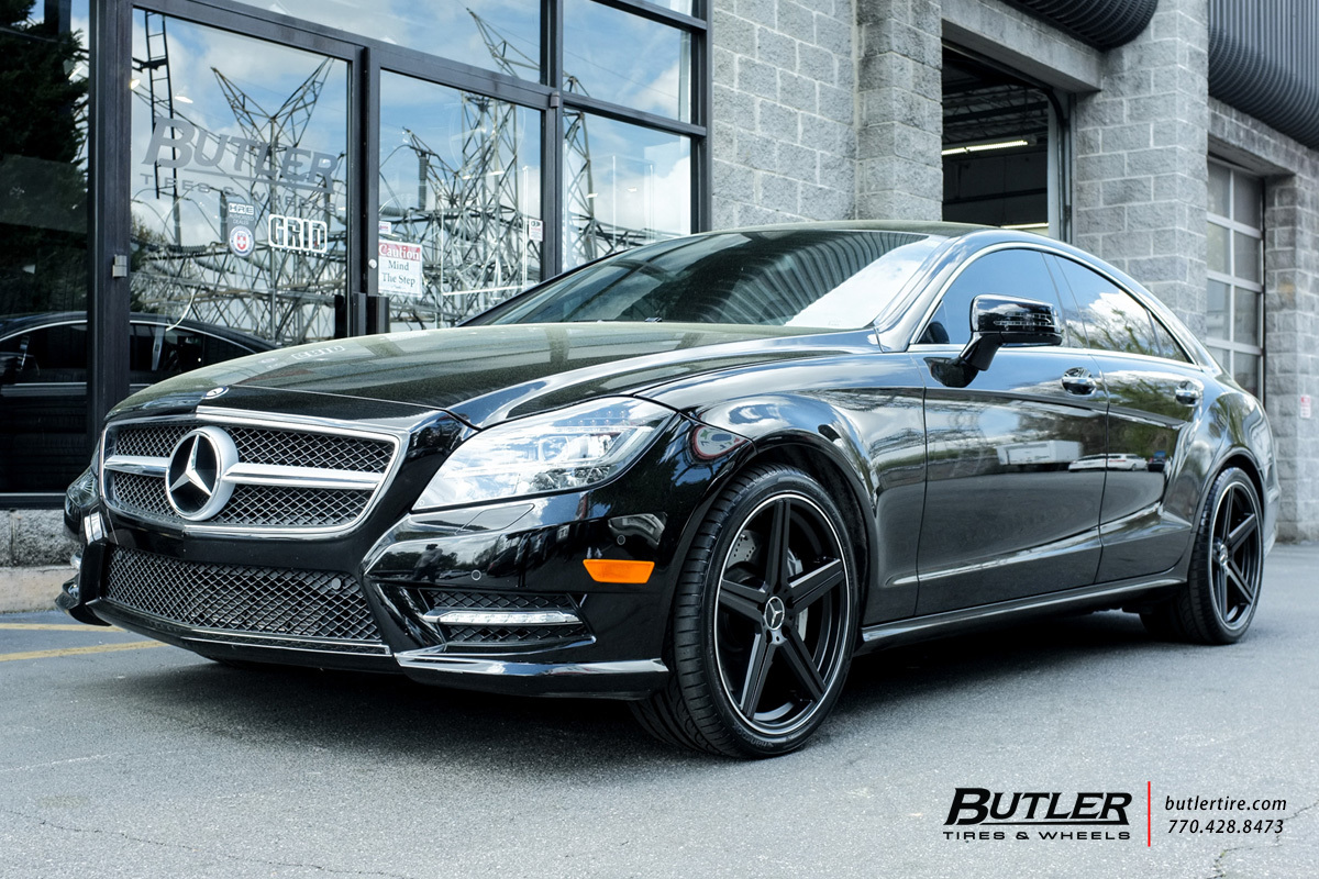 Mercedes CLS with 19in Mandrus Estrella Wheels