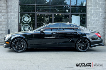 Mercedes CLS with 19in Mandrus Estrella Wheels