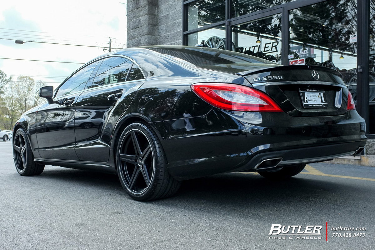 Mercedes CLS with 19in Mandrus Estrella Wheels