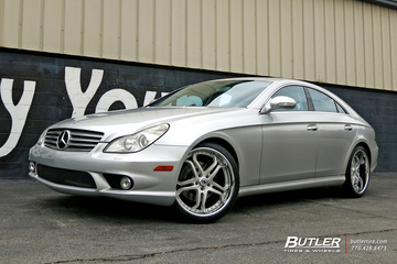 Mercedes CLS with 20in Asanti AF173 Wheels