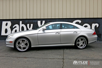 Mercedes CLS with 20in Asanti AF173 Wheels