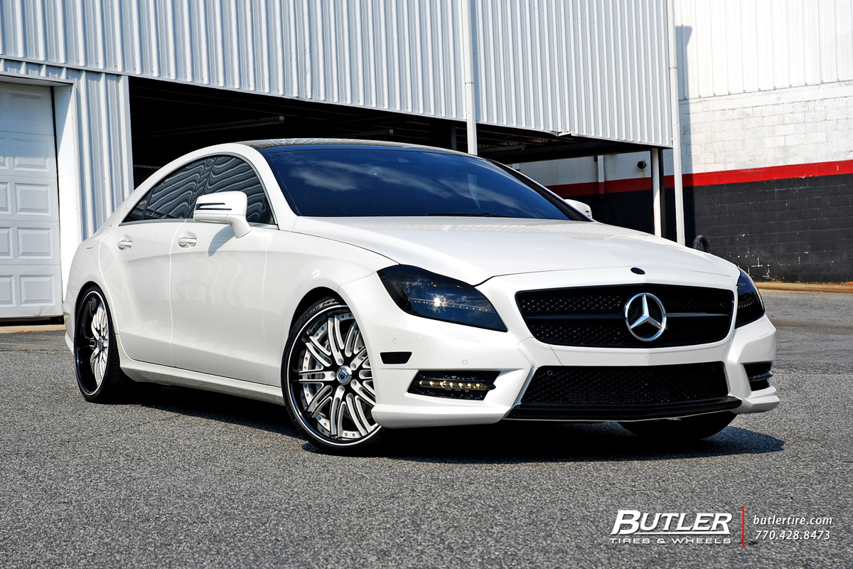 Mercedes CLS with 20in Asanti AF504 Wheels