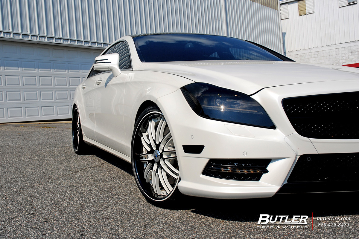 Mercedes CLS with 20in Asanti AF504 Wheels