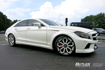 Mercedes CLS with 20in Forgiato F2 16 Wheels