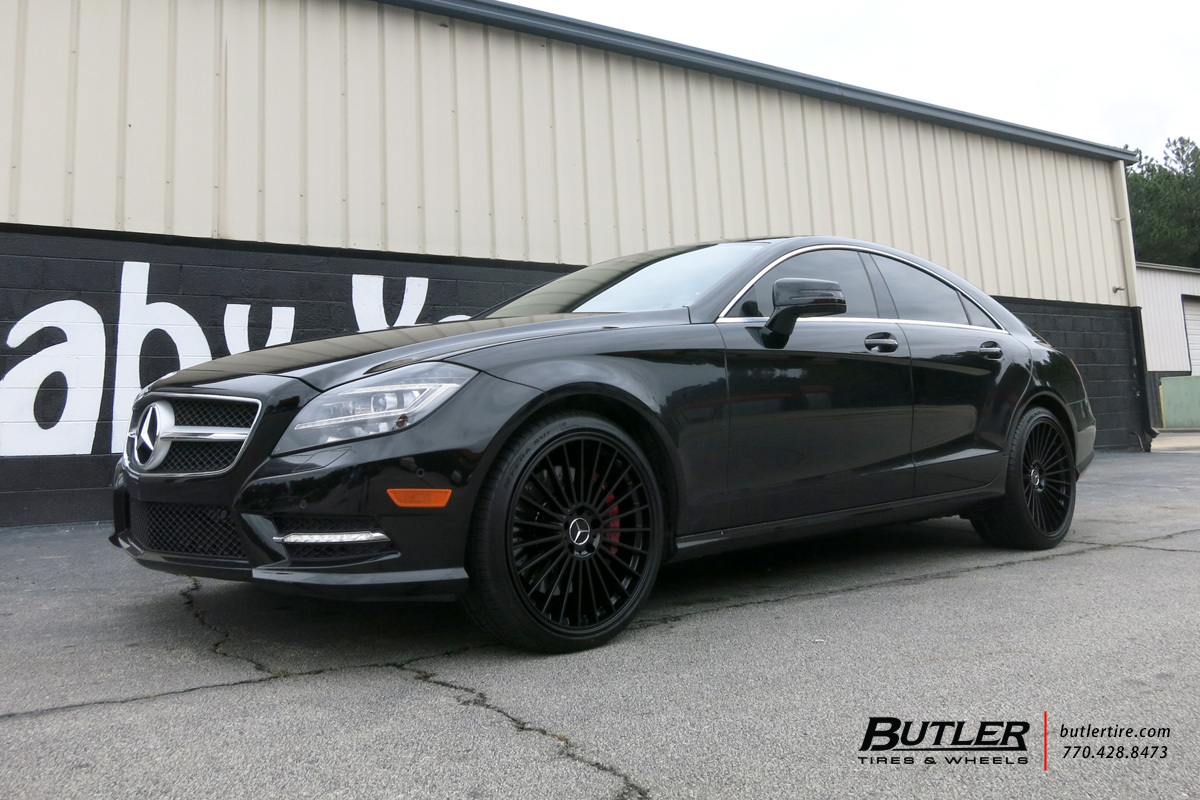 Mercedes CLS with 20in Mandrus 23 Wheels