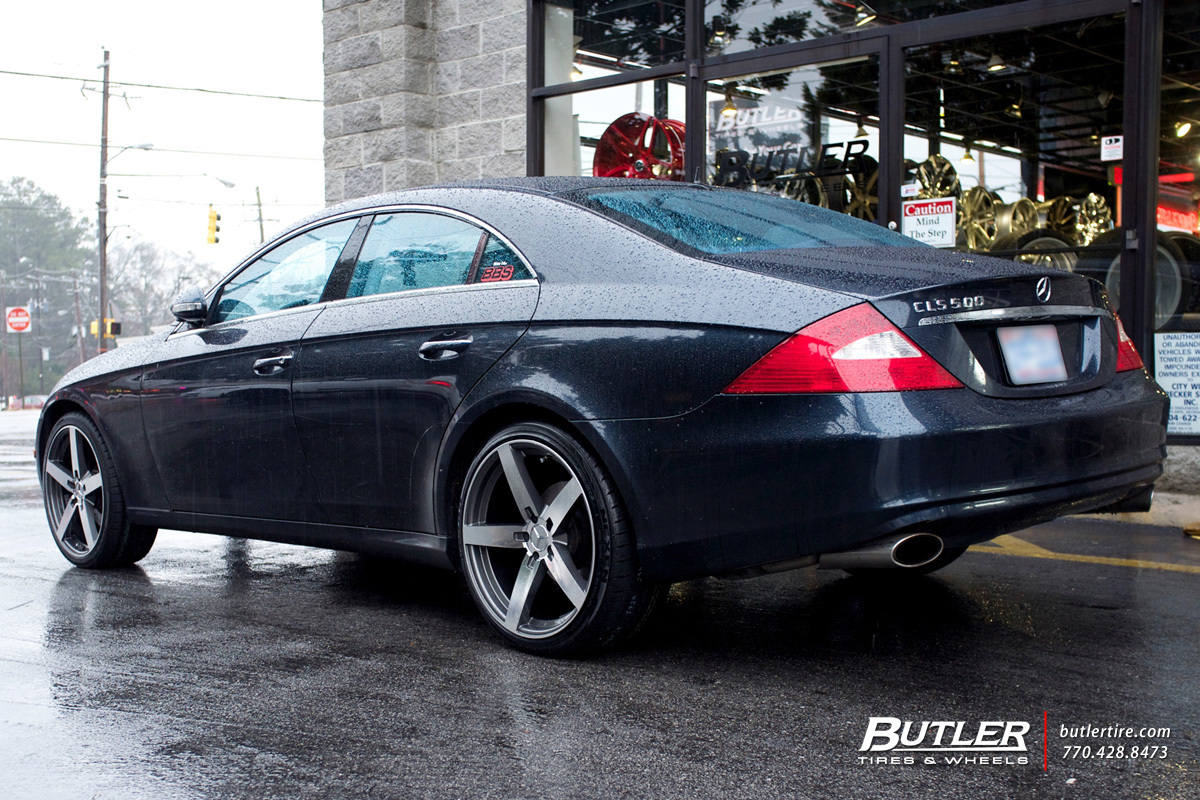 Mercedes CLS with 20in Mandrus Arrow Wheels
