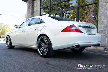 Mercedes CLS with 20in Mandrus Simplex Wheels