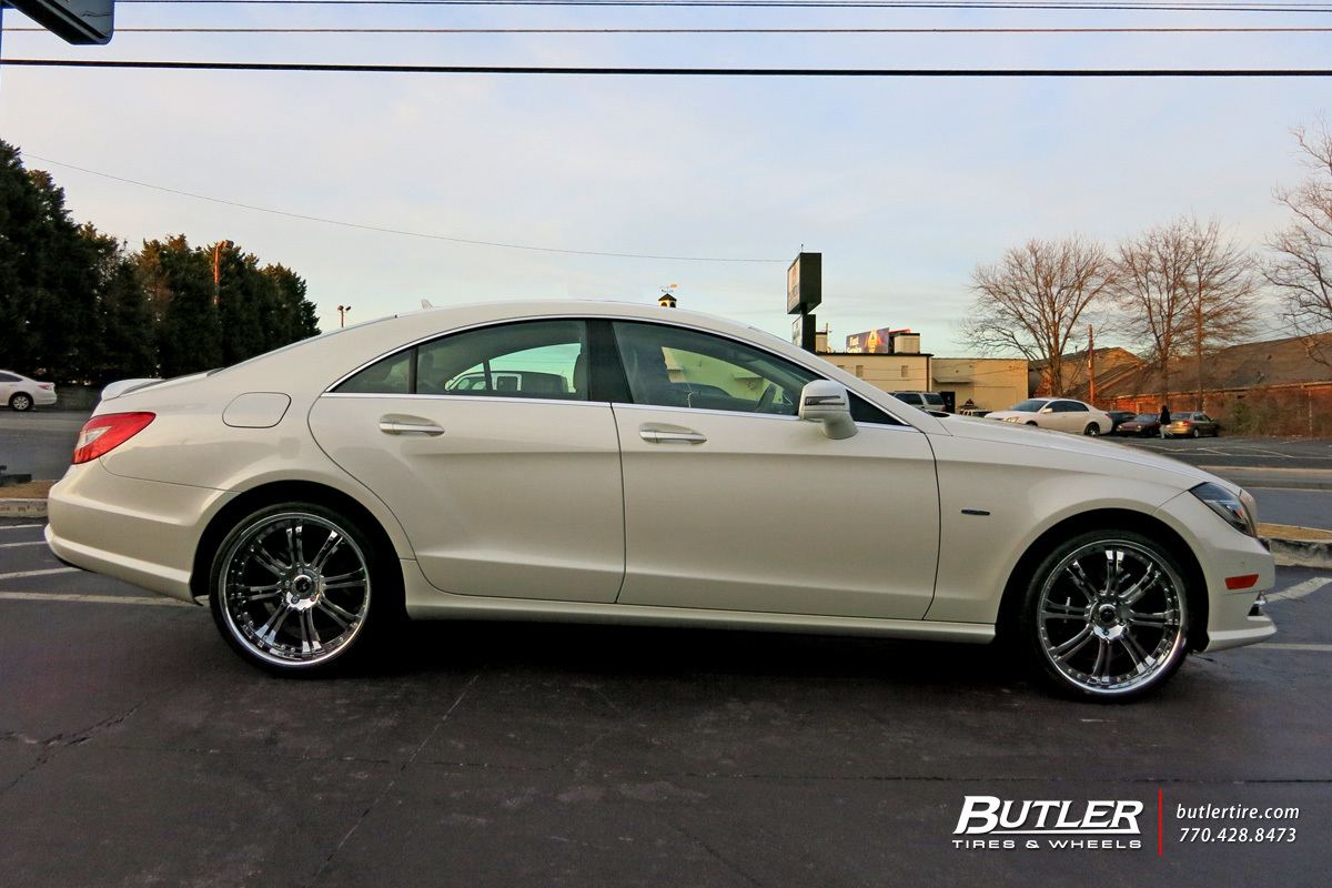 Mercedes CLS with 20in Savini SV27 Wheels