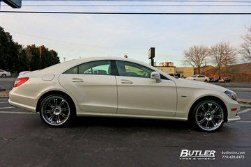 Mercedes CLS with 20in Savini SV27 Wheels