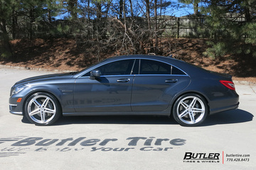 Mercedes CLS with 20in TSW Molteno Wheels