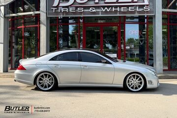Mercedes CLS55 with 20in Vossen HFX-2 Wheels