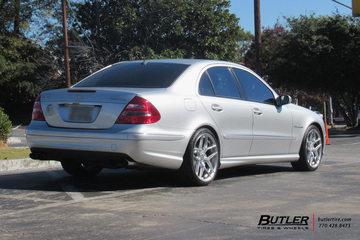 Mercedes E-Class with 19in Brixton RF7 Wheels