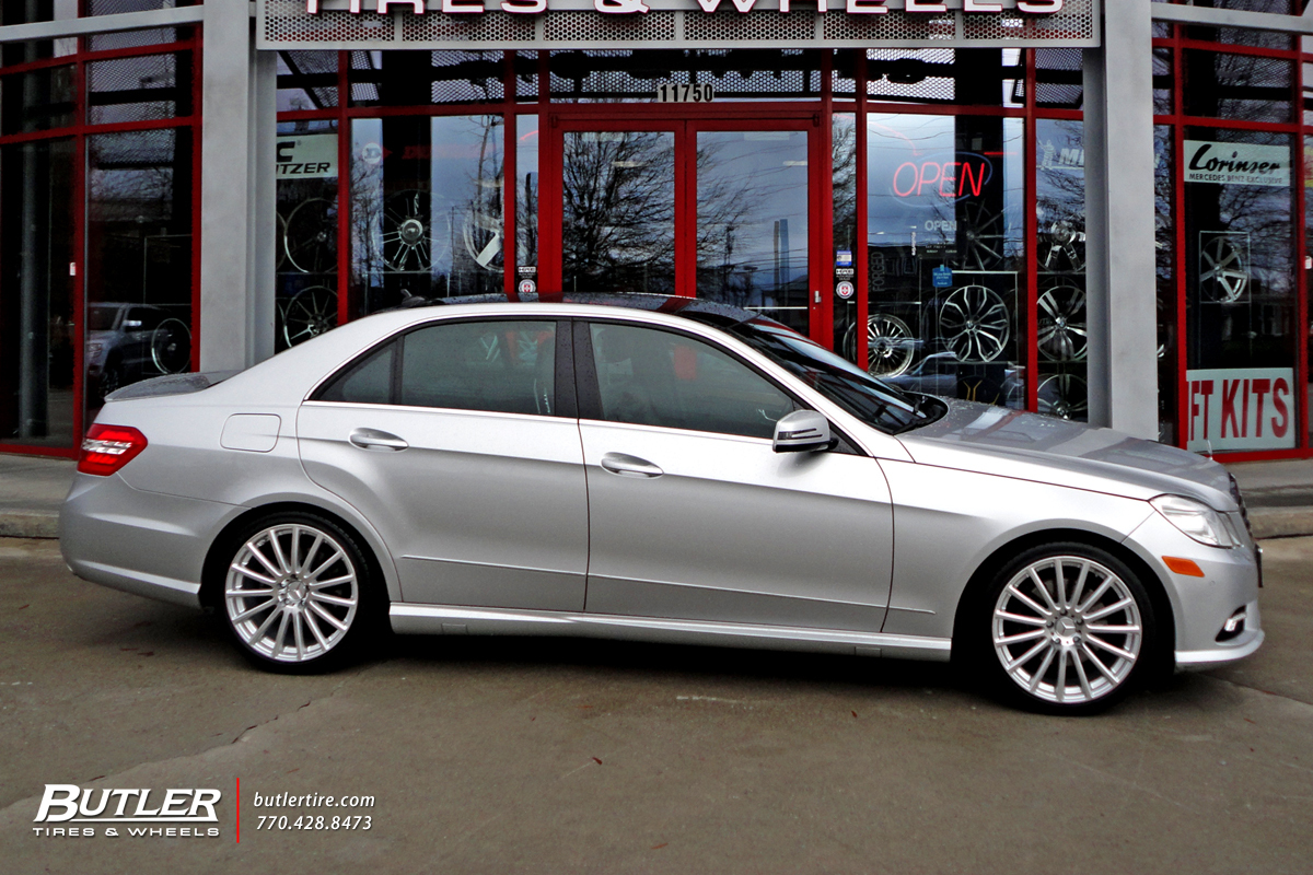 Mercedes E-Class with 19in Mandrus Rotec Wheels