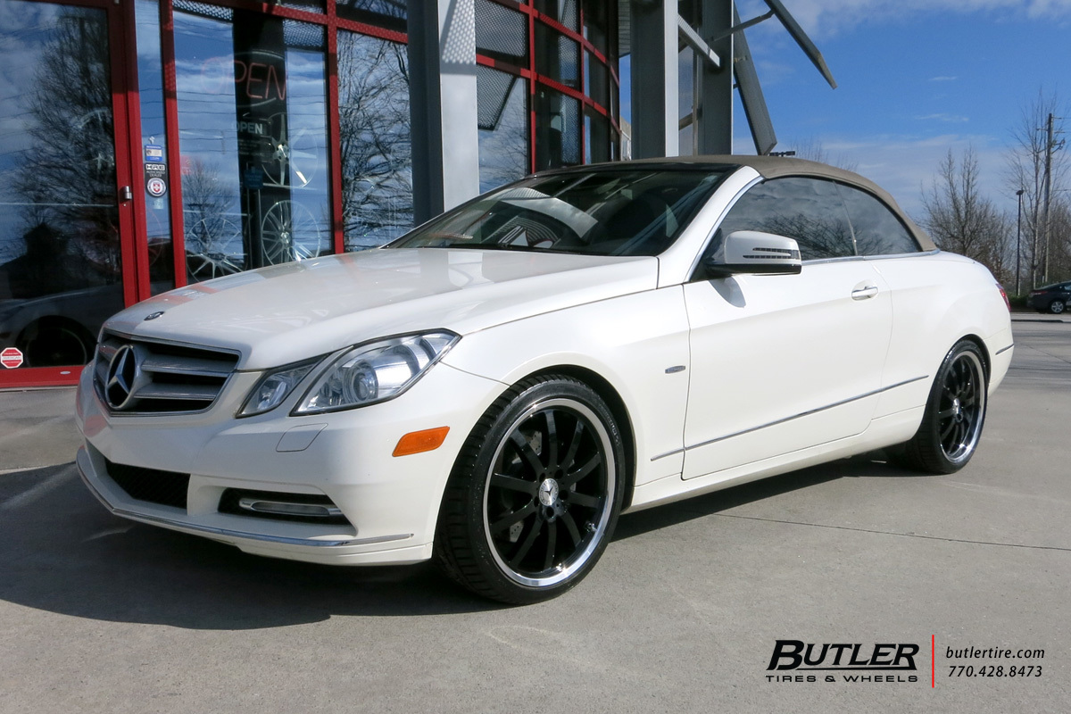 Mercedes E-Class Coupe with 18in Mandrus Wilhelm Wheels