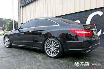 Mercedes E-Class Coupe with 20in Mandrus Millenium Wheels