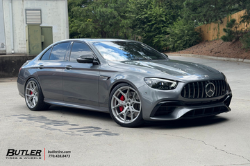 Mercedes E63 with 20in Vossen HF5 Wheels