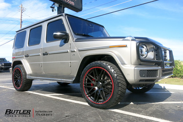Mercedes G-Class with 22in Brabus Monoblock F Wheels