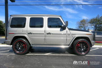 Mercedes G-Class with 22in Brabus Monoblock F Wheels