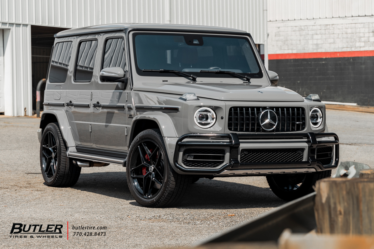Mercedes G-Class with 22in HRE FF11  Michelin Defender LTX Wheels
