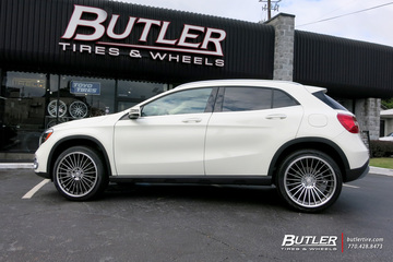 Mercedes GLA with 20in Mandrus 23 Wheels