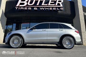 Mercedes GLC63 with 22in Euro MB49 Wheels