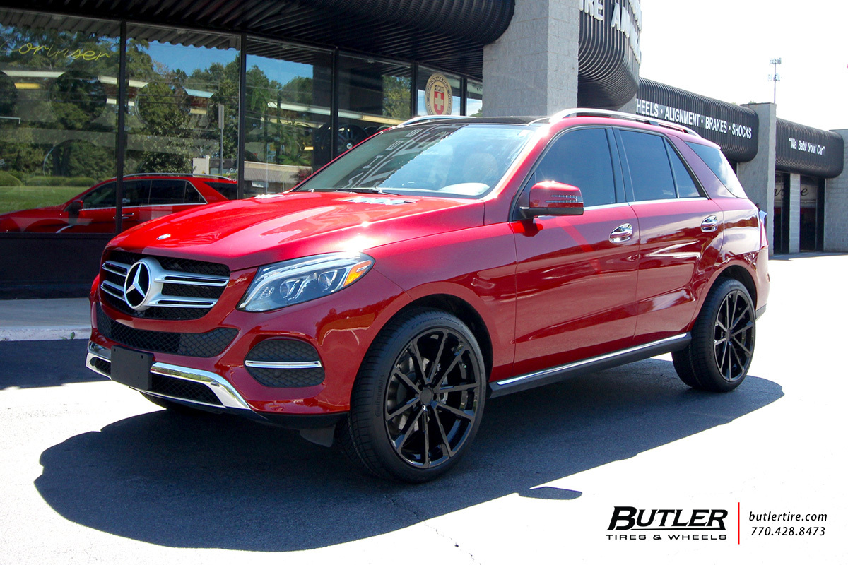 Mercedes GLE with 22in Mandrus Wolf Wheels