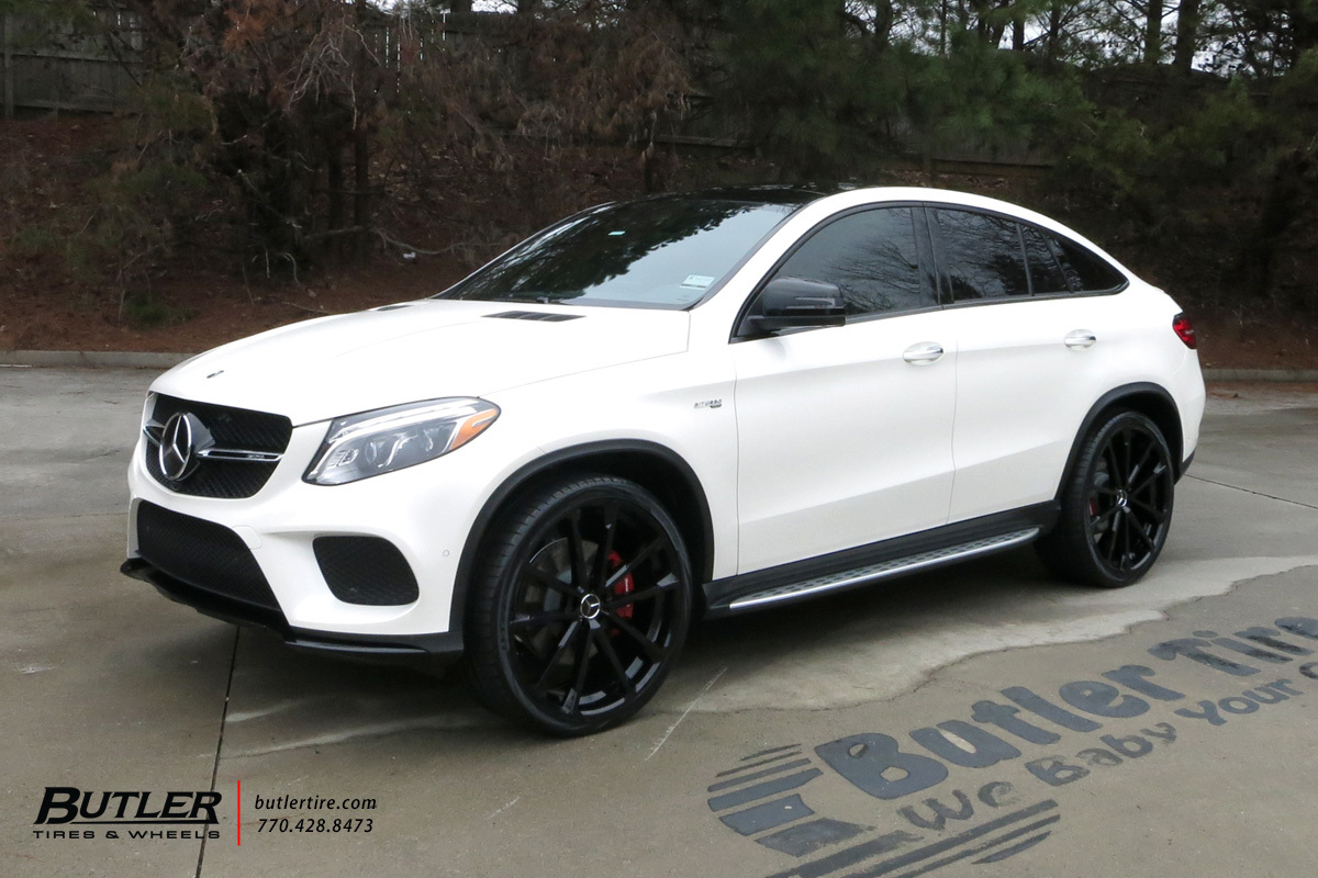 Mercedes GLE with 24in Mandrus Wolf Wheels