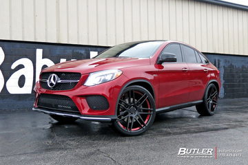 Mercedes GLE with 24in Niche Esses Wheels