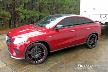 Mercedes GLE with 24in Niche Esses Wheels