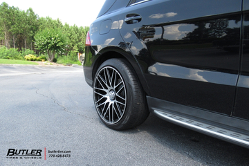Mercedes GLE350 with 22in CLS MB9141 Wheels