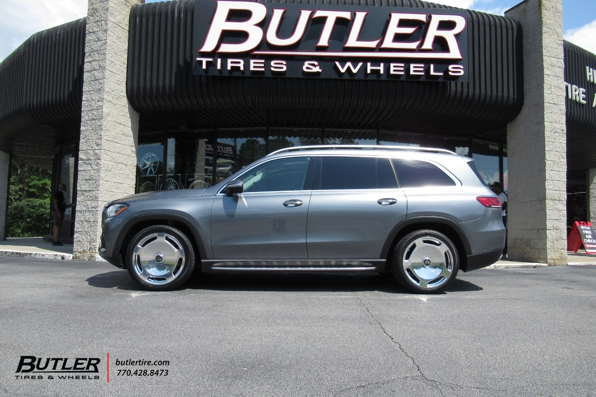 Mercedes GLS450 with 22in CLS FORGED FG553 Wheels