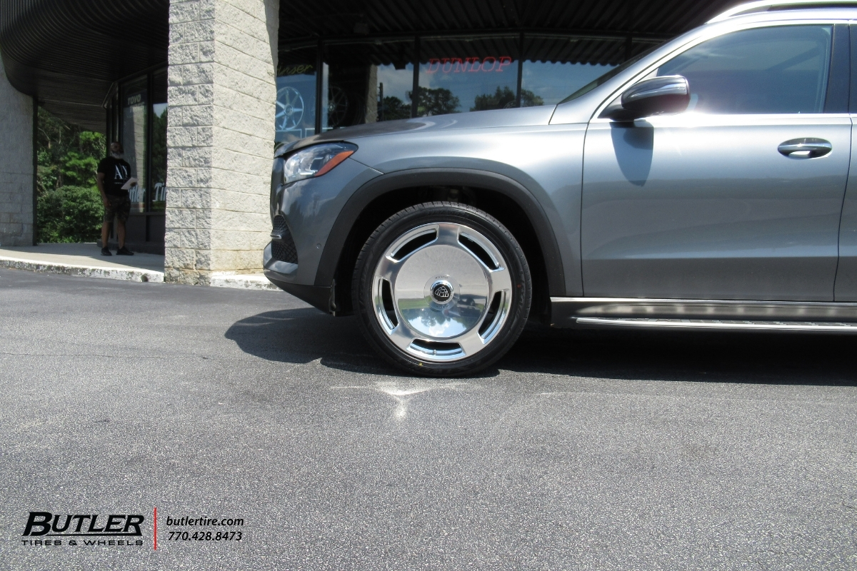 Mercedes GLS450 with 22in CLS FORGED FG553 Wheels