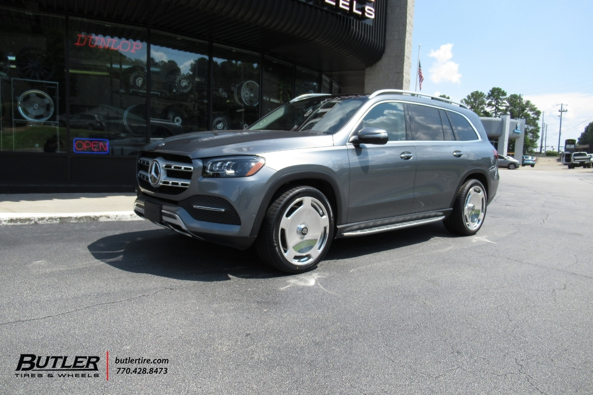 Mercedes GLS450 with 22in CLS FORGED FG553 Wheels