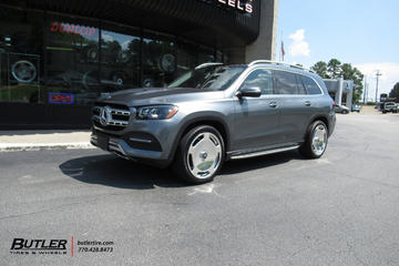 Mercedes GLS450 with 22in CLS FORGED FG553 Wheels
