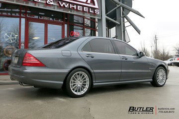 Mercedes S-Class with 18in Mandrus Stirling Wheels
