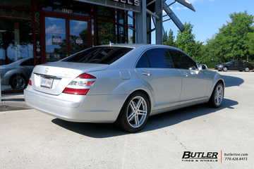 Mercedes S-Class with 18in TSW Mechanica Wheels