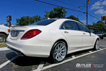Mercedes S-Class with 20in Lexani CSS15 Wheels