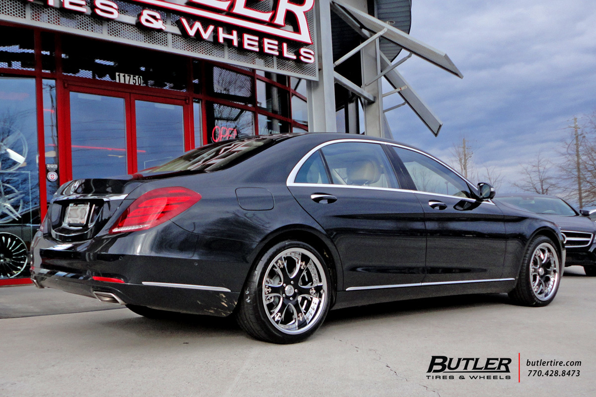 Mercedes S-Class with 20in Lexani LF704 Wheels