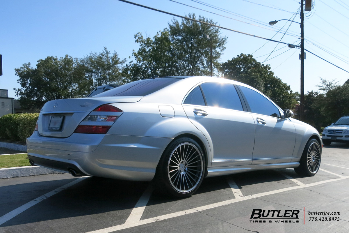 Mercedes S-Class with 20in Mandrus Stirling Wheels