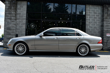 Mercedes S-Class with 20in TSW Max Wheels