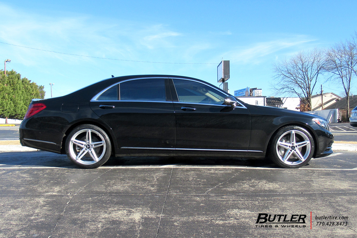 Mercedes S-Class with 20in TSW Molteno Wheels