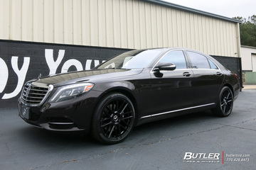 Mercedes S-Class with 20in TSW Mosport Wheels