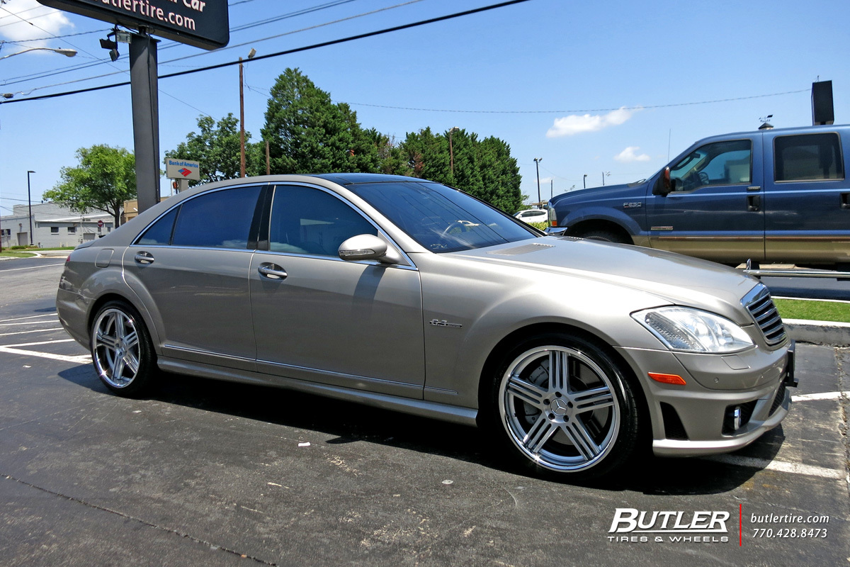 Mercedes S-Class with 20in TSW Nouvelle Wheels