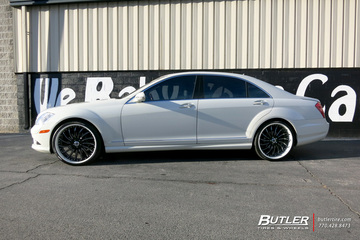 Mercedes S-Class with 22in Asanti AF815 Wheels