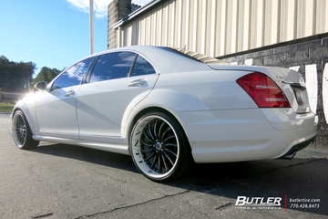 Mercedes S-Class with 22in Asanti AF815 Wheels