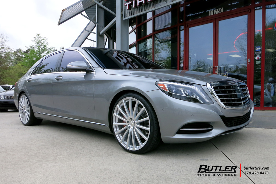 Mercedes S-Class with 22in Mandrus Rotec Wheels exclusively from Butler ...