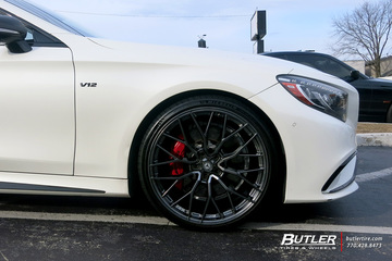 Mercedes S65 Coupe with 22in Savini SV-F4 Wheels