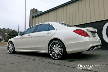 Mercedes S-Class with 22in Savini SV64 Wheels