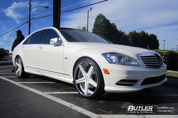 Mercedes S-Class with 22in TSW Mirabeau Wheels